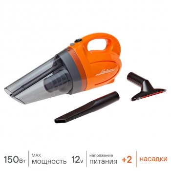 2 899 р. Пылесос автомобильный 12V 150W в прикуриватель (2 насадки) Сyclone-1 AIRLINE AIRLINE vca-01  с доставкой в г. Пермь. Увеличить фотографию 5