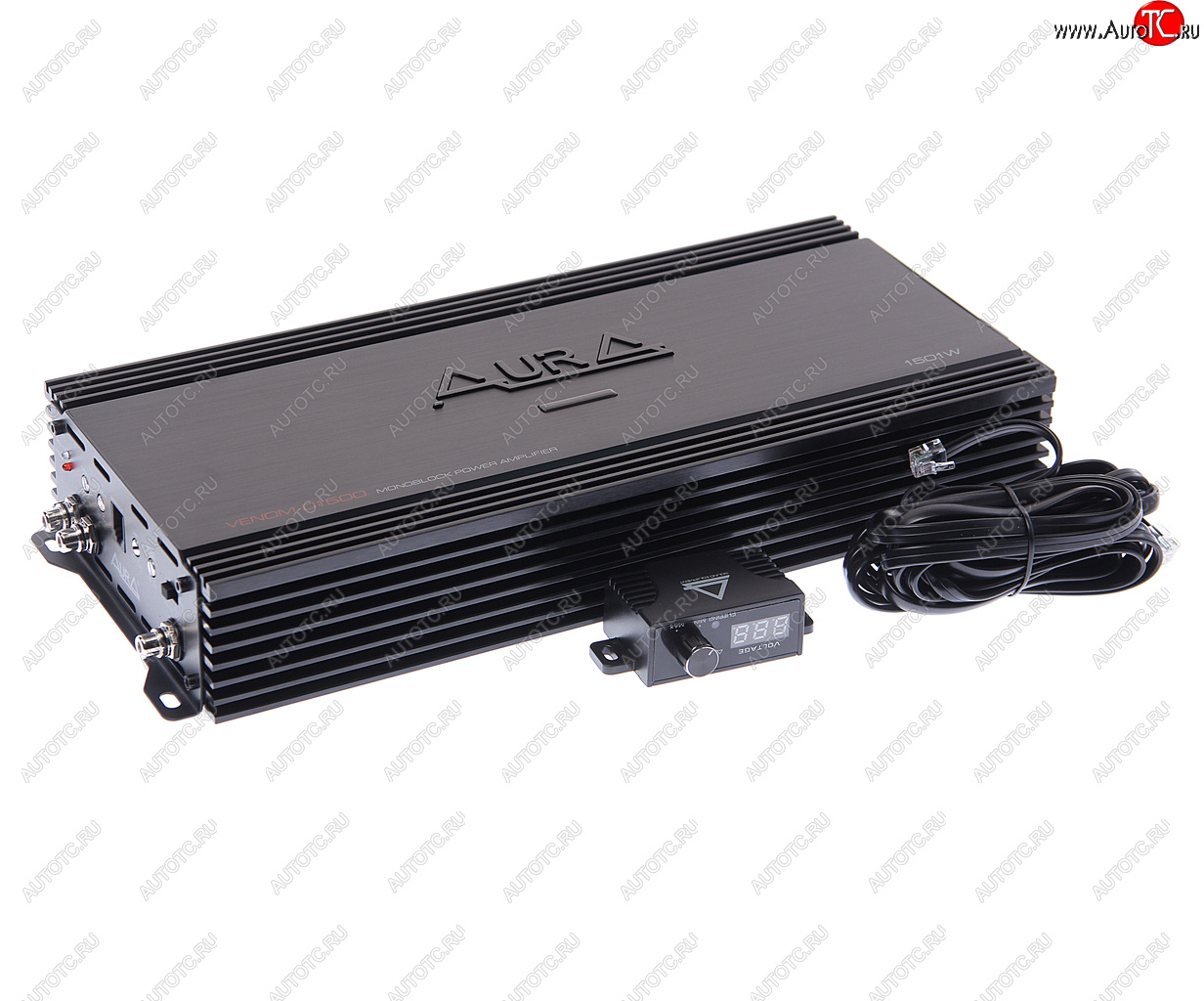 18 649 р. Усилитель автомобильный 1х650Вт AURA AURA venom-d1500  с доставкой в г. Пермь