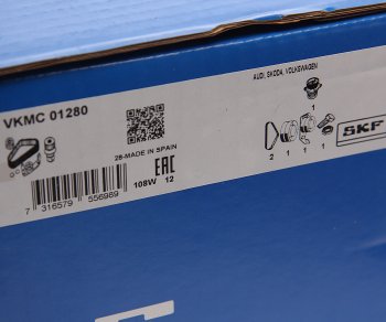 21 499 р. Комплект ГРМ AUDI A3 SEAT Ibiza с насосом водяным SKF SKF vkmc01280 SKF vkmc01280  с доставкой в г. Пермь. Увеличить фотографию 6
