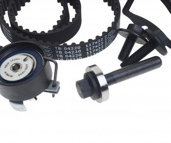 15 299 р. Комплект ремня ГРМ FORD Fusion (02-12),Focus 3 (10-) с насосом водяным SKF SKF vkmc04226  с доставкой в г. Пермь. Увеличить фотографию 4