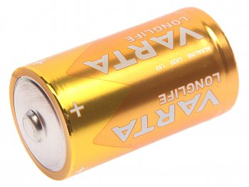 359 р. Батарейка D LR20 1.5V блистер 2шт. (цена за 1шт.) Alkaline Longlife VARTA VARTA vrt-lr20lбл  с доставкой в г. Пермь. Увеличить фотографию 2