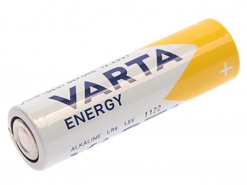 79 р. Батарейка AA LR6 1.5V блистер 4шт. (цена за 1шт.) Alkaline Energy VARTA VARTA vrt-lr6e(4)бл  с доставкой в г. Пермь. Увеличить фотографию 1