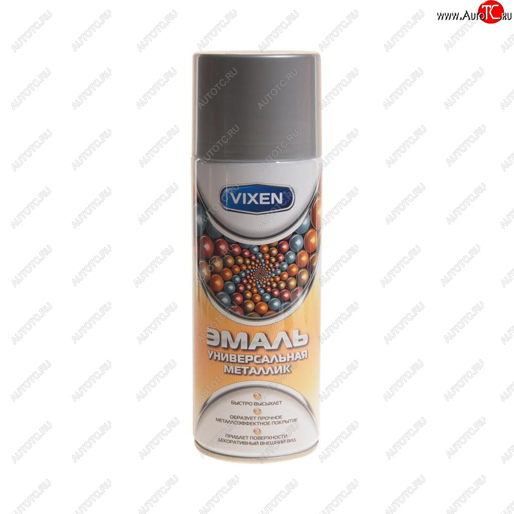 299 р. Краска хром металлик аэрозоль 520мл VIXEN VIXEN vx-19110  с доставкой в г. Пермь