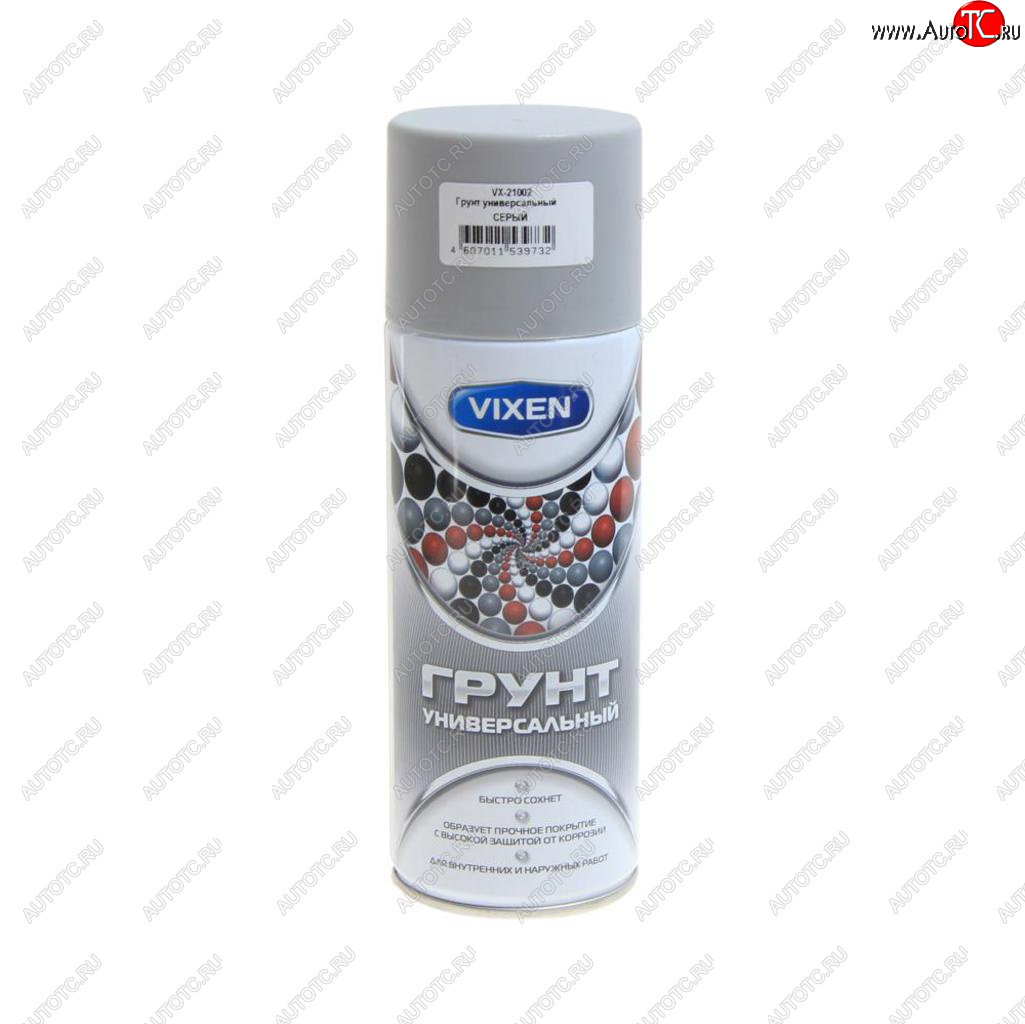 273 р. Грунт серый аэрозоль 520мл VIXEN VIXEN vx-21002  с доставкой в г. Пермь