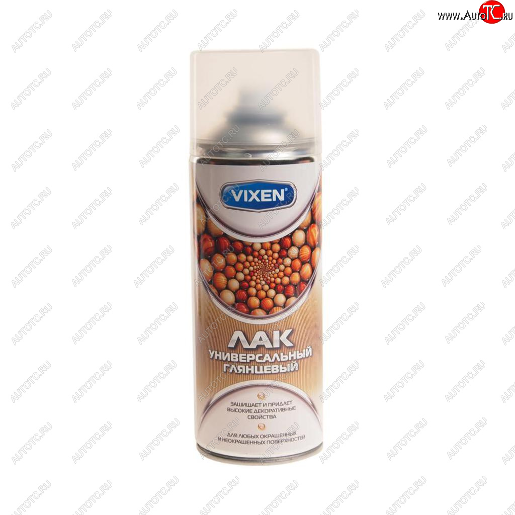 286 р. Лак бесцветный универсальный глянцевый аэрозоль 520мл VIXEN VIXEN vx-24000  с доставкой в г. Пермь