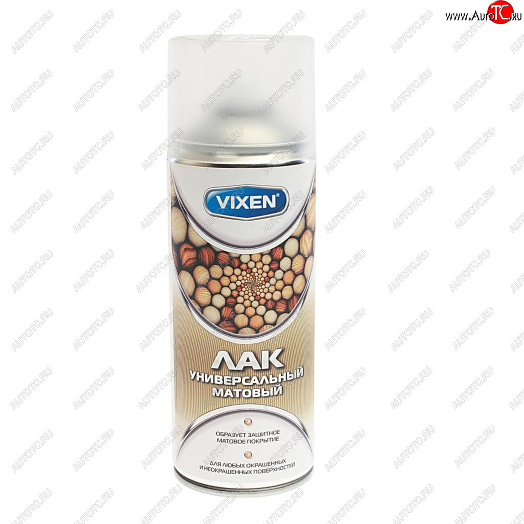 299 р. Лак бесцветный универсальный матовый аэрозоль 520мл VIXEN VIXEN vx-24001  с доставкой в г. Пермь