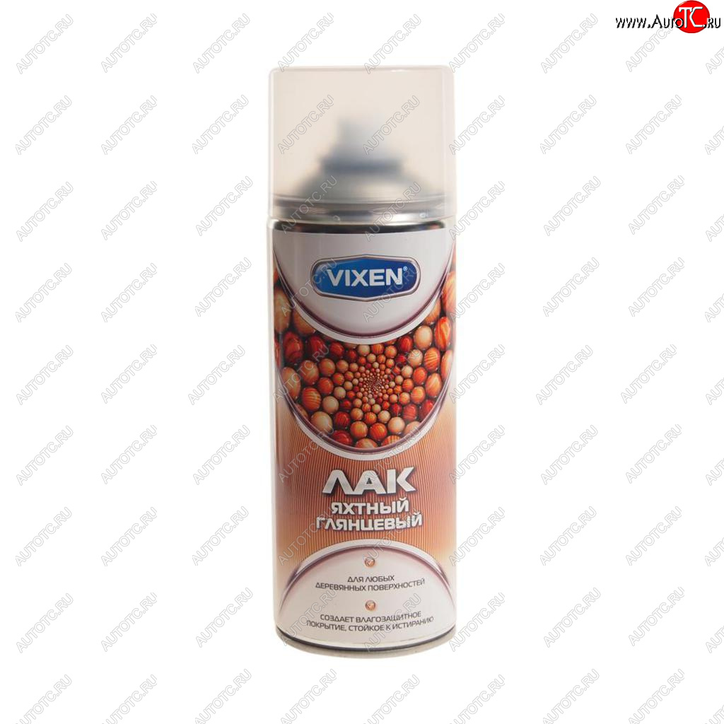 285 р. Лак бесцветный яхтный глянцевый аэрозоль 520мл VIXEN VIXEN vx-24002  с доставкой в г. Пермь