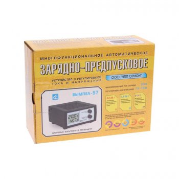 7 599 р. Устройство зарядное 7-18V 20А 220V (автомат) с ЖК дисплеем Вымпел 57 ОРИОН ОРИОН вымпел-57  с доставкой в г. Пермь. Увеличить фотографию 3