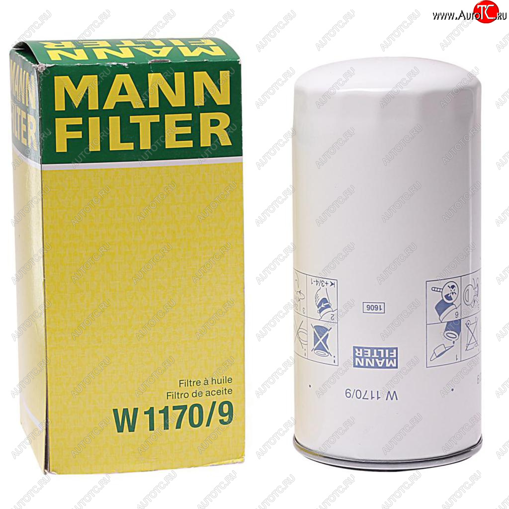 2 349 р. Фильтр масляный FORD Cargo (04-) MANN MANN w11709  с доставкой в г. Пермь