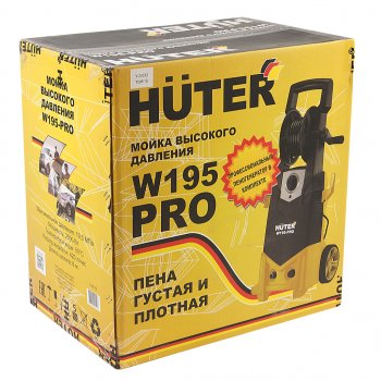 19 999 р. Мойка 2500Вт 195Bar 420 лчас 8м с барабаном HUTER HUTER w195-pro  с доставкой в г. Пермь. Увеличить фотографию 8