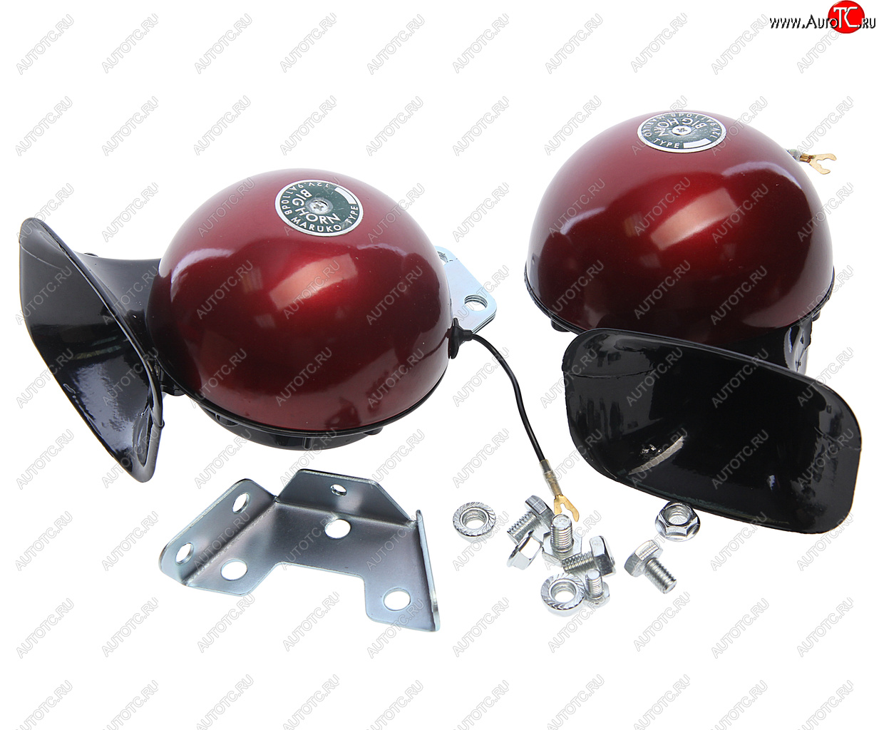 1 849 р. Сигнал звуковой 12V 430320Hz комплект 2шт. TORINO TORINO w-2033(2021) red  с доставкой в г. Пермь