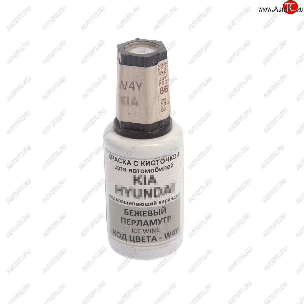 389 р. Краска с кистью 20мл HYUNDAI KIA W4Y PODKRASKA PODKRASKA w4y  с доставкой в г. Пермь