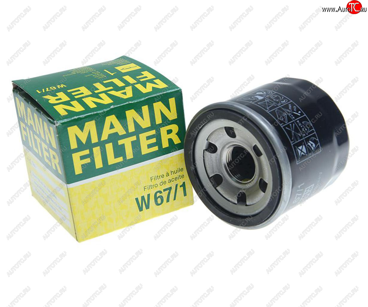 549 р. Фильтр масляный KIA MAZDA NISSAN RENAULT MANN MANN w671  с доставкой в г. Пермь
