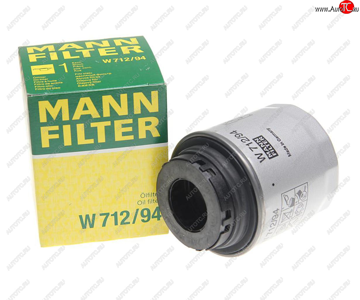 1 129 р. Фильтр масляный VW AUDI SEAT SKODA (1.21.4TSI1.6) MANN MANN w71294  с доставкой в г. Пермь