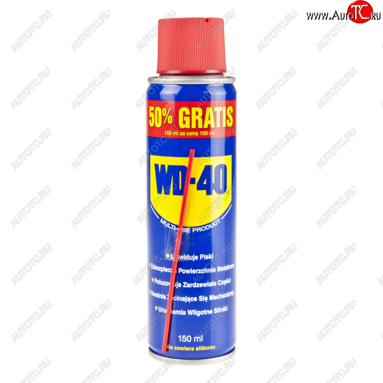629 р. Смазка универсальная проникающая 150мл аэрозоль WD-40 WD-40 wd00015  с доставкой в г. Пермь