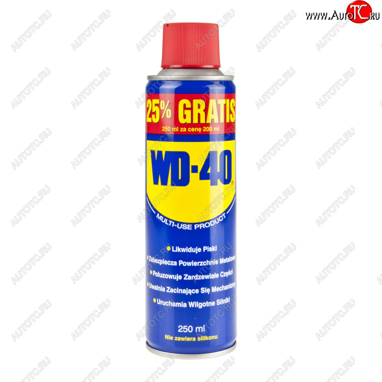 749 р. Смазка универсальная проникающая 250мл аэрозоль WD-40 WD-40 wd00025  с доставкой в г. Пермь