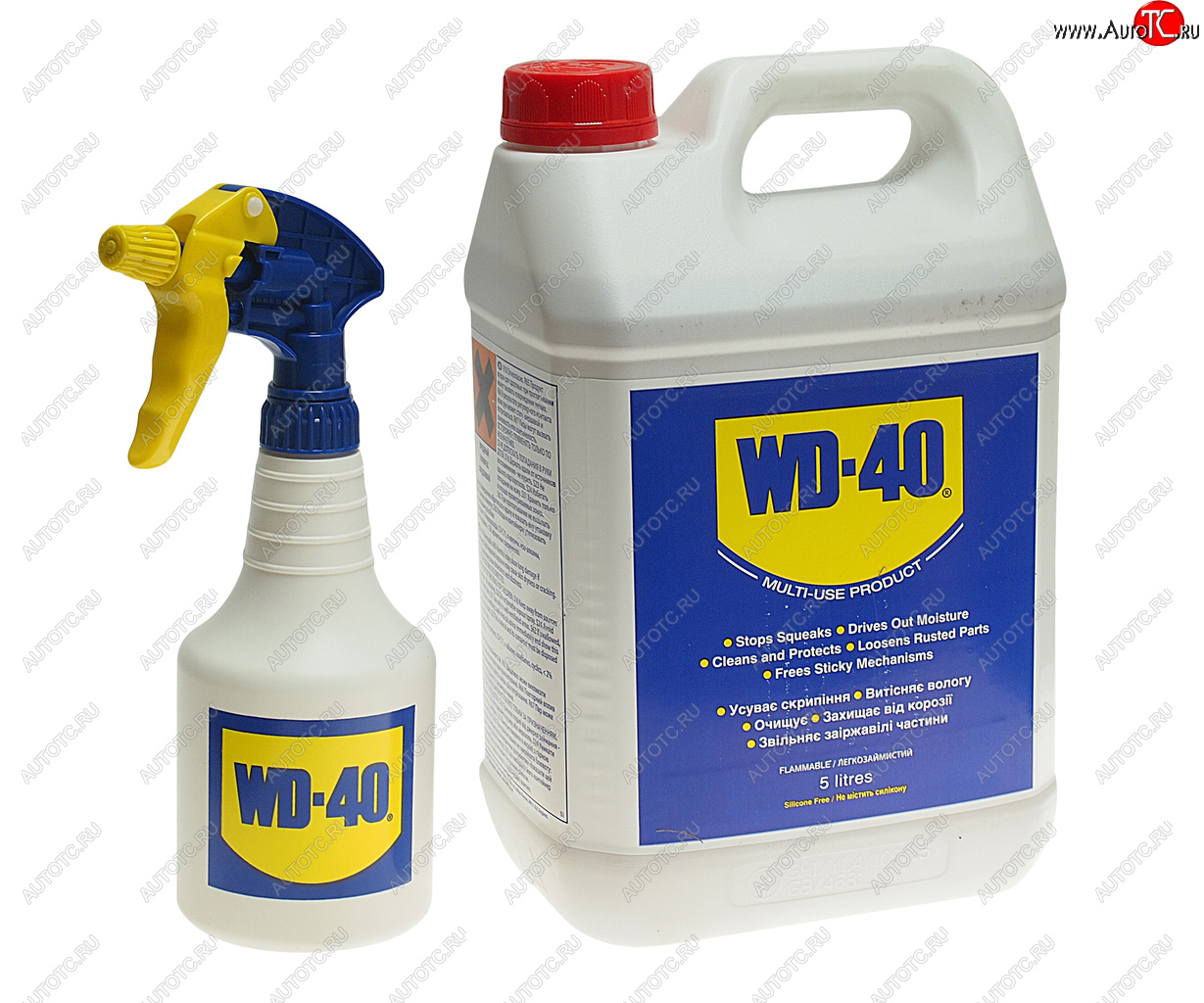 10 549 р. Смазка универсальная проникающая 5л с распылителем WD-40 WD-40 wd-40-5  с доставкой в г. Пермь