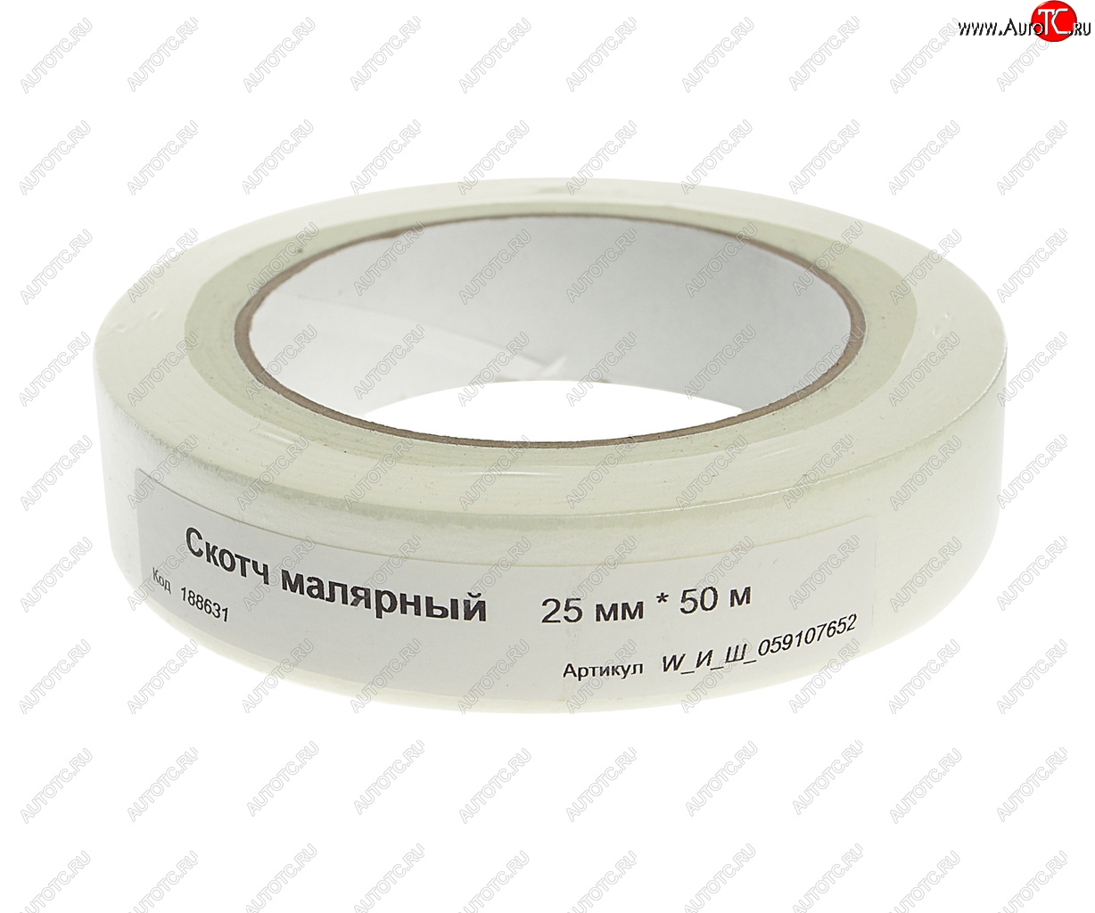 121 р. Скотч малярный 25ммх50м TECHROLL TECHROLL w_и_ш_059107652  с доставкой в г. Пермь