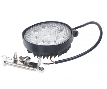 1 199 р. Фара рабочего света круглая 115х130x45мм 27W 9LED (ближний свет) ВЫМПЕЛ ОРИОН wl-827f  с доставкой в г. Пермь. Увеличить фотографию 1