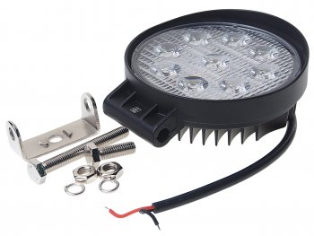1 199 р. Фара рабочего света круглая 115х130x45мм 27W 9LED (дальний свет) ВЫМПЕЛ ОРИОН wl-827s  с доставкой в г. Пермь. Увеличить фотографию 1
