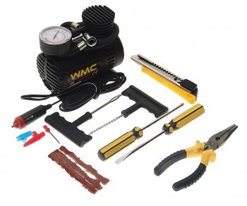 1 499 р. Компрессор автомобильный 18лмин. 8A 12V с набором инструментов WMC TOOLS WMC TOOLS wmc-011  с доставкой в г. Пермь. Увеличить фотографию 2