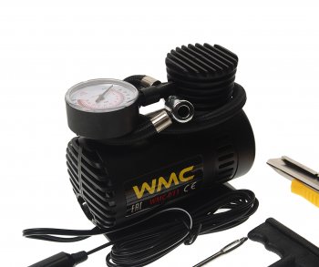 1 499 р. Компрессор автомобильный 18лмин. 8A 12V с набором инструментов WMC TOOLS WMC TOOLS wmc-011  с доставкой в г. Пермь. Увеличить фотографию 3