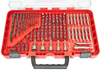 1 739 р. Набор бит и сверл 120 предметов в пластиковом футляре WMC TOOLS WMC TOOLS wmc-10120  с доставкой в г. Пермь. Увеличить фотографию 1