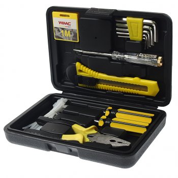 549 р. Набор инструментов 33 предмета слесарно-монтажный WMC TOOLS WMC TOOLS wmc-1033  с доставкой в г. Пермь. Увеличить фотографию 1
