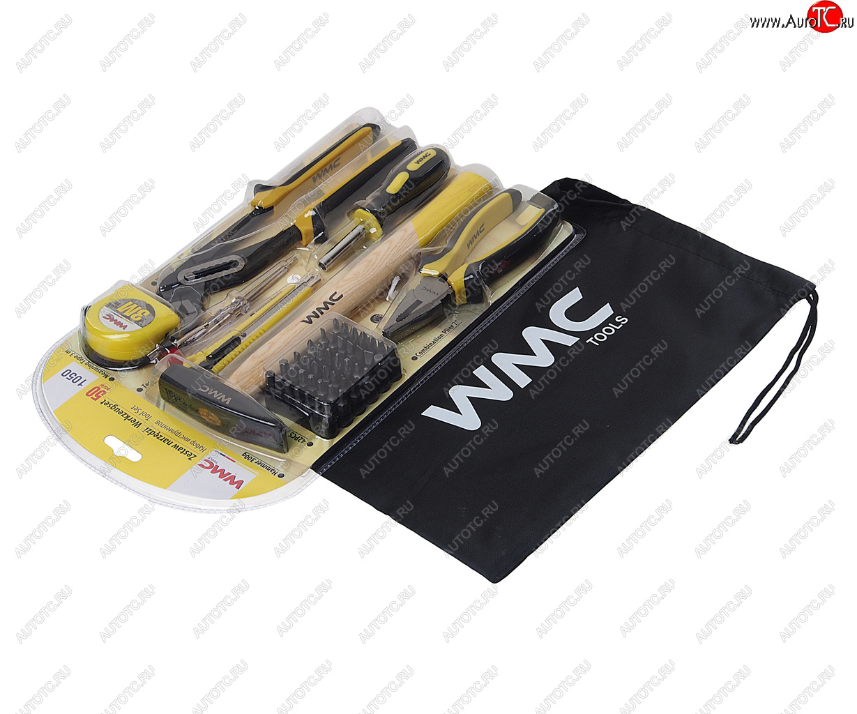 1 779 р. Набор инструментов шарнирно-губцевых 50 предметов WMC TOOLS WMC TOOLS wmc-1050  с доставкой в г. Пермь