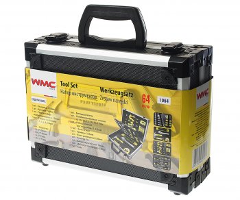 6 999 р. Набор инструментов 64 предмета в чемодане WMC TOOLS WMC TOOLS wmc-1064  с доставкой в г. Пермь. Увеличить фотографию 7