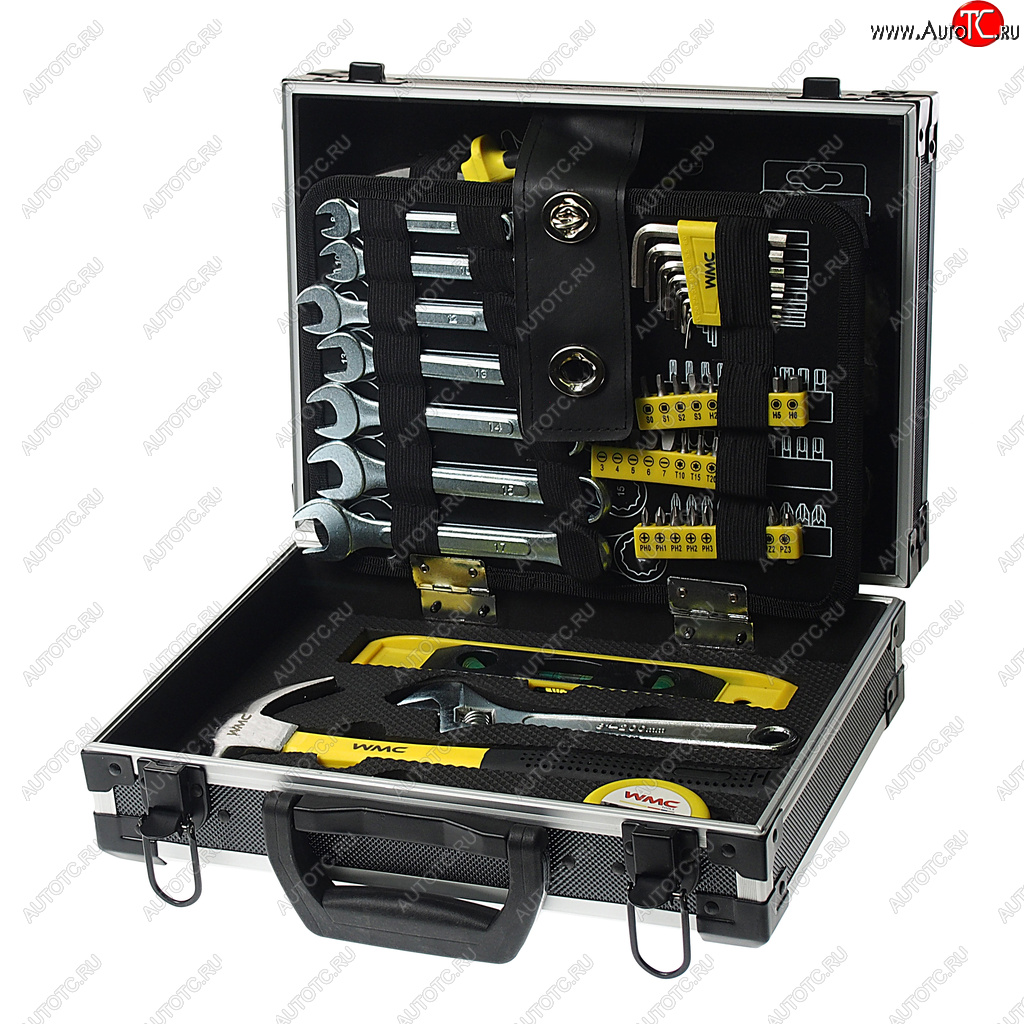6 999 р. Набор инструментов 64 предмета в чемодане WMC TOOLS WMC TOOLS wmc-1064  с доставкой в г. Пермь