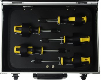 7 449 р. Набор инструментов 91 предмет в чемодане WMC TOOLS WMC TOOLS wmc-1091 WMC TOOLS wmc-1091  с доставкой в г. Пермь. Увеличить фотографию 5