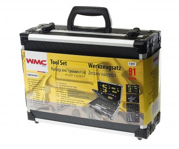 7 449 р. Набор инструментов 91 предмет в чемодане WMC TOOLS WMC TOOLS wmc-1091 WMC TOOLS wmc-1091  с доставкой в г. Пермь. Увеличить фотографию 6