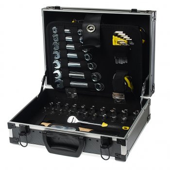 7 449 р. Набор инструментов 91 предмет в чемодане WMC TOOLS WMC TOOLS wmc-1091 WMC TOOLS wmc-1091  с доставкой в г. Пермь. Увеличить фотографию 1