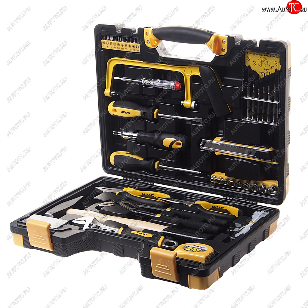 2 299 р. Набор инструментов 102 предмета слесарно-монтажный 1/4 DR 5-13мм WMC TOOLS WMC TOOLS wmc-20102 WMC TOOLS wmc-20102  с доставкой в г. Пермь