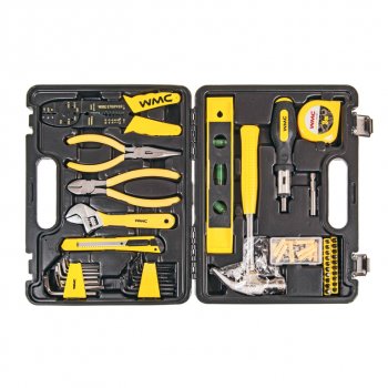 1 879 р. Набор инструментов 126 предметов слесарно-монтажный 1/4 WMC TOOLS WMC TOOLS wmc-20126 WMC TOOLS wmc-20126  с доставкой в г. Пермь. Увеличить фотографию 2