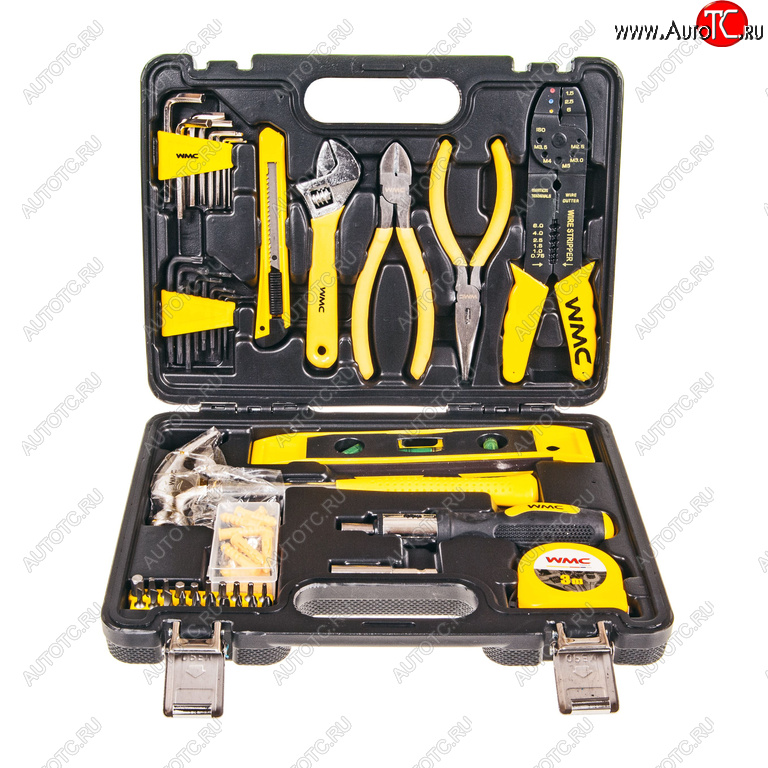 1 879 р. Набор инструментов 126 предметов слесарно-монтажный 1/4 WMC TOOLS WMC TOOLS wmc-20126 WMC TOOLS wmc-20126  с доставкой в г. Пермь