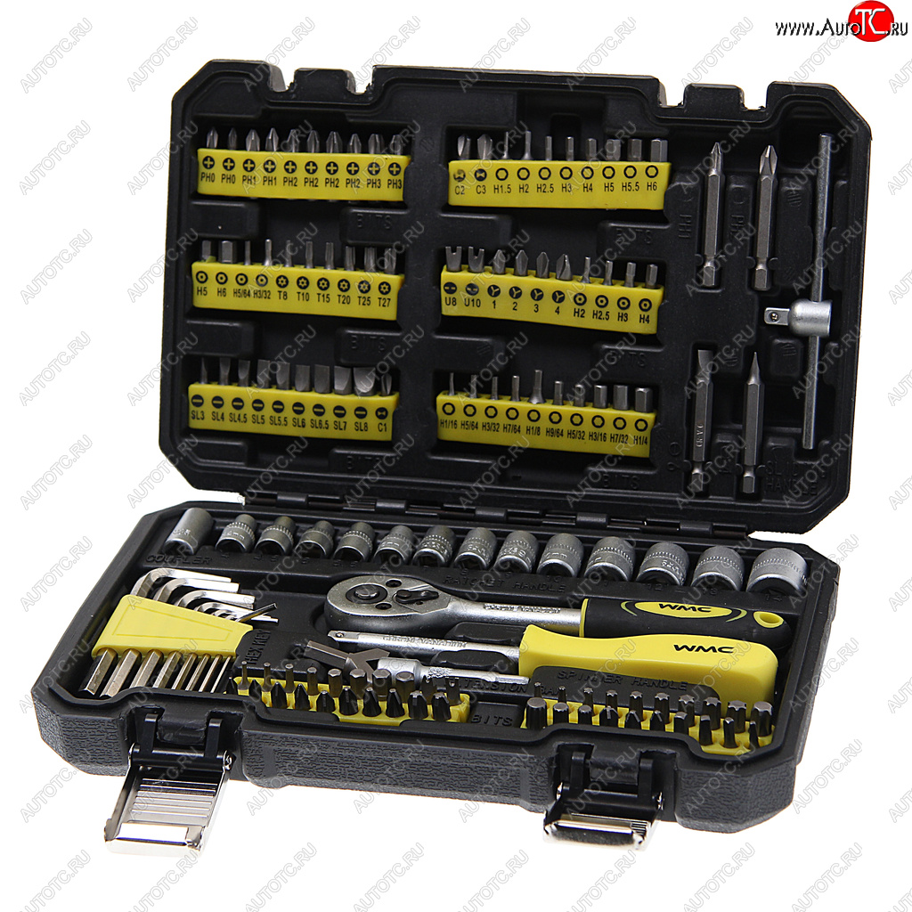 2 369 р. Набор головок торцевых и бит 14 130 предметов WMC TOOLS WMC TOOLS wmc-20130  с доставкой в г. Пермь