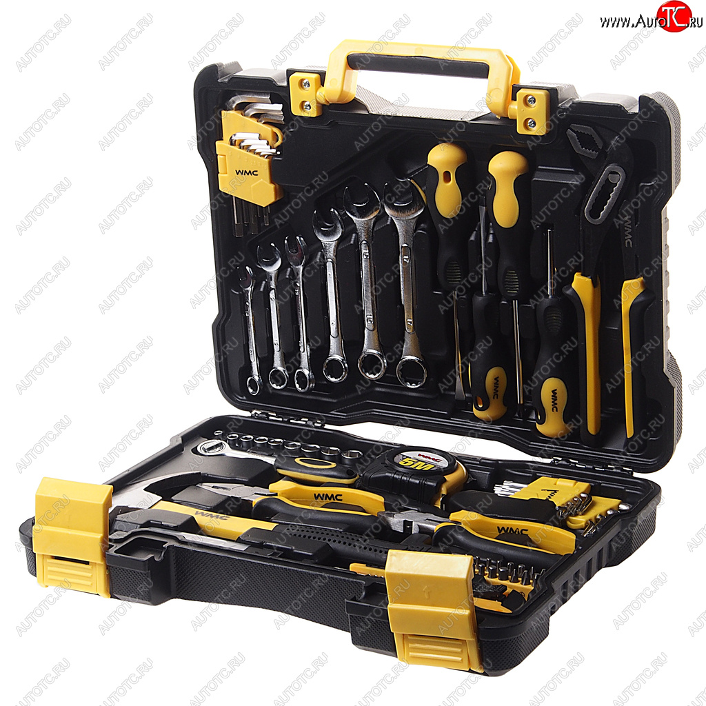 4 289 р. Набор инструментов 70 предметов слесарно-монтажный 1/4 DR 5-13мм WMC TOOLS WMC TOOLS wmc-2070 WMC TOOLS wmc-2070  с доставкой в г. Пермь
