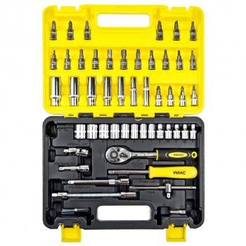 1 959 р. Набор головок торцевых и бит-головок 14 53 предмета WMC TOOLS WMC TOOLS wmc-2531-5euro  с доставкой в г. Пермь. Увеличить фотографию 3