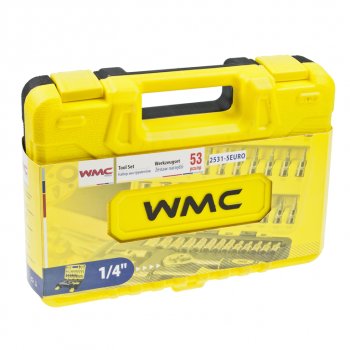 1 959 р. Набор головок торцевых и бит-головок 14 53 предмета WMC TOOLS WMC TOOLS wmc-2531-5euro  с доставкой в г. Пермь. Увеличить фотографию 5