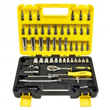 1 959 р. Набор головок торцевых и бит-головок 14 53 предмета WMC TOOLS WMC TOOLS wmc-2531-5euro  с доставкой в г. Пермь. Увеличить фотографию 1