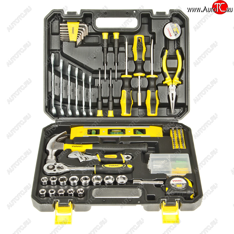 4 499 р. Набор инструментов 108 предметов слесарно-монтажный 14, 38 DR 4-19мм WMC TOOLS WMC TOOLS wmc-30108  с доставкой в г. Пермь