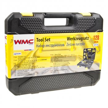 4 749 р. Набор инструментов 128 предметов слесарно-монтажный 14, 38 DR 4-21мм WMC TOOLS WMC TOOLS wmc-30128  с доставкой в г. Пермь. Увеличить фотографию 3