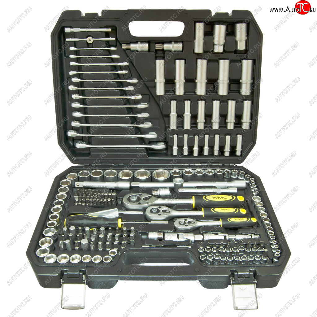 11 549 р. Набор инструментов 216 предметов слесарно-монтажный 14,38,12 DR WMC TOOLS WMC TOOLS wmc-38841  с доставкой в г. Пермь