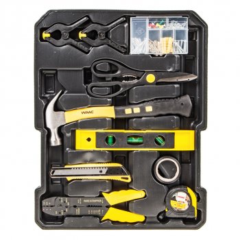 9 999 р. Набор инструментов 246 предметов слесарно-монтажный в кейсе WMC TOOLS WMC TOOLS wmc-40246  с доставкой в г. Пермь. Увеличить фотографию 5