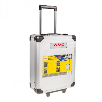 9 999 р. Набор инструментов 246 предметов слесарно-монтажный в кейсе WMC TOOLS WMC TOOLS wmc-40246  с доставкой в г. Пермь. Увеличить фотографию 6