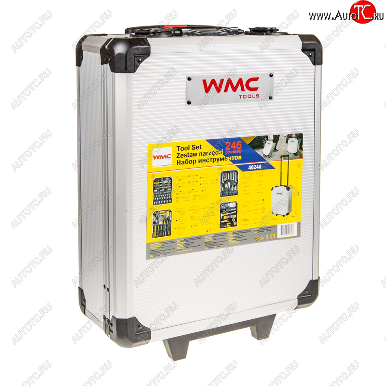 9 999 р. Набор инструментов 246 предметов слесарно-монтажный в кейсе WMC TOOLS WMC TOOLS wmc-40246  с доставкой в г. Пермь