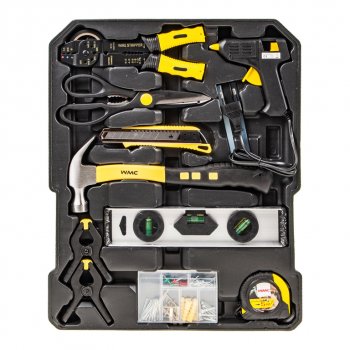 10 999 р. Набор инструментов 287 предметов слесарно-монтажный в кейсе WMC TOOLS WMC TOOLS wmc-40287  с доставкой в г. Пермь. Увеличить фотографию 5