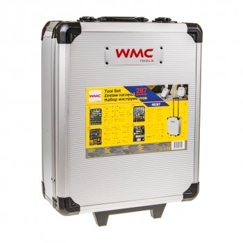 10 999 р. Набор инструментов 287 предметов слесарно-монтажный в кейсе WMC TOOLS WMC TOOLS wmc-40287  с доставкой в г. Пермь. Увеличить фотографию 1